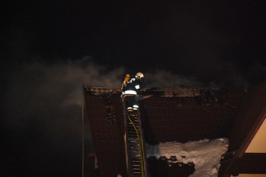 Pożar Bukowina Tatrzańska - 2.02.2019