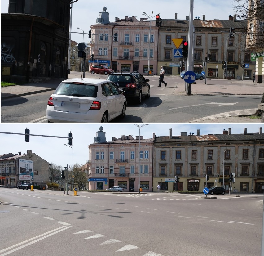 5. Wyjazd z ul. Kasińskiego w lewo na most im. Orląt...