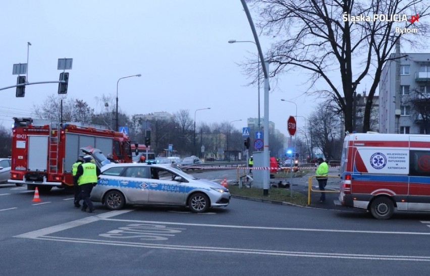 Śmiertelny wypadek na ul. Wrocławskiej w Bytomiu.