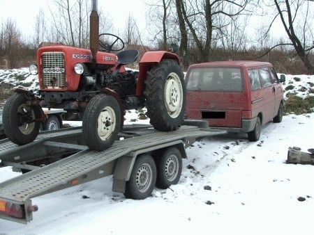 Sobótka: Ukradł traktor, zatrzymała go policja