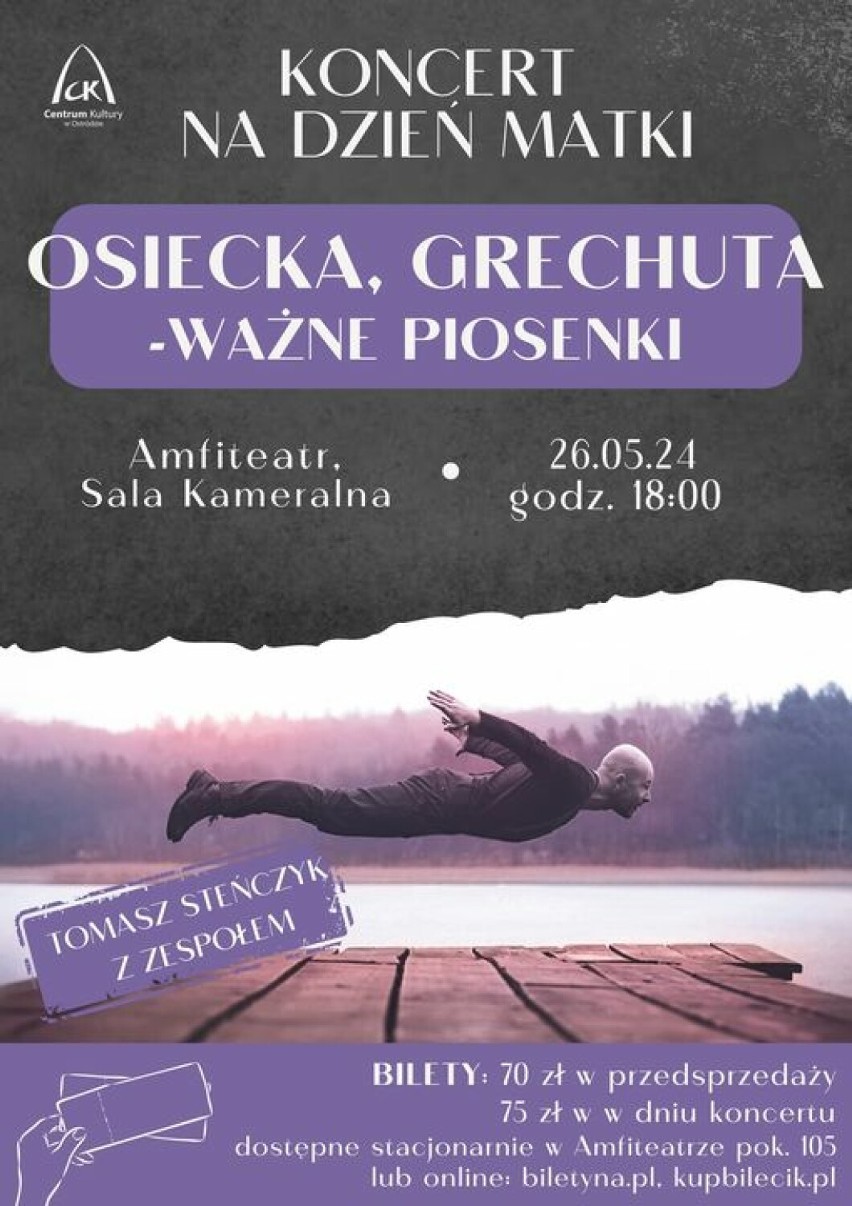 Koncert poświęcony twórczości Agnieszki Osieckiej oraz Marka Grechuty