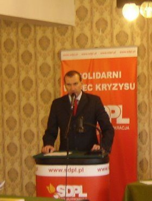 Przewodniczący SDPL Wojciech Filemonowicz podczas obrad.