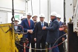 Prezydent RP Andrzej Duda w Szaflarach. Odwiedził miejsce, gdzie powstaje najgłębszy na świecie odwiert geotermalny
