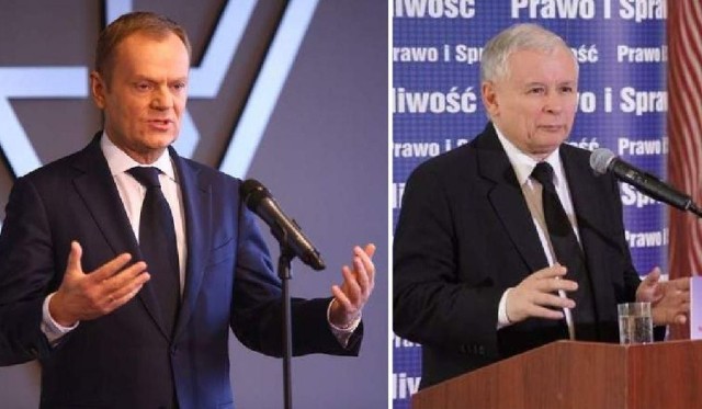 Donald Tusk i Jarosław Kaczyński zapowiedzieli wizyty w Ostrowcu