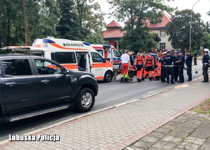 Do wypadku doszło na ul. Sikorskiego w Kostrzynie nad Odrą....