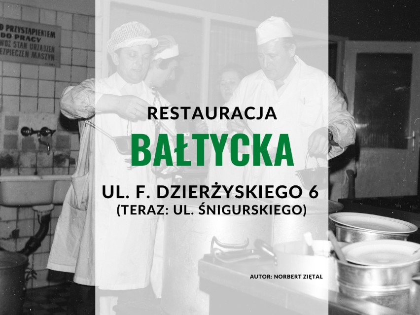 Restauracja "Bałtycka", ul. Dzierżyńskiego 6 (obecnie ul....