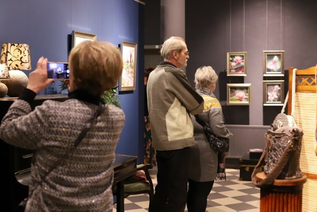 W galerii Kaloryfer w Cieplewie można oglądać wystawę prac Bożeny Jagielskiej