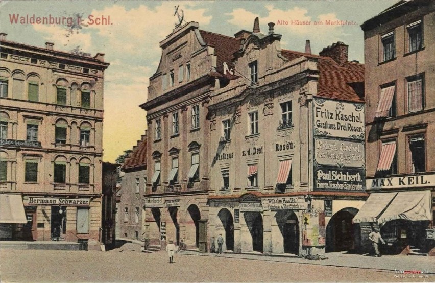 Lata 1890-1910
Rynek na dawnej pocztówce