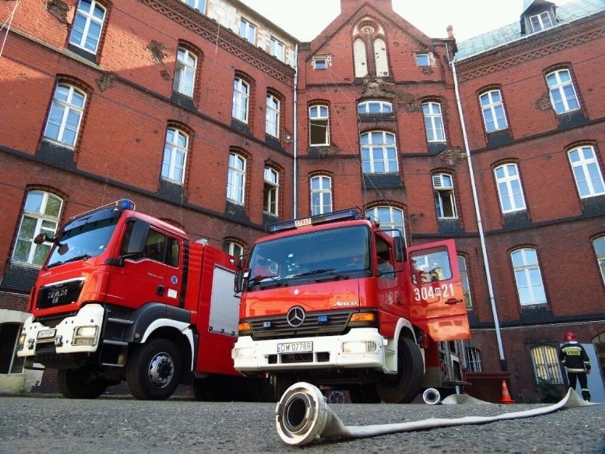 Pożar wybuchł w szpitalu przy ulicy Grabiszyńskiej