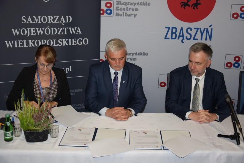 Marszałek województwa wielkopolskiego Marek Woźniak i...