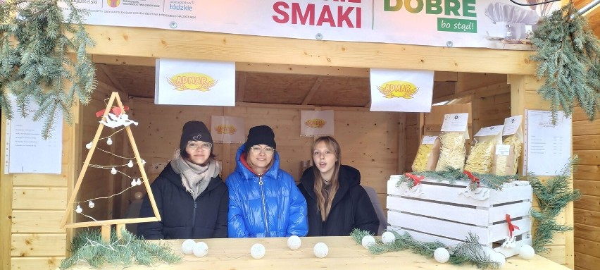 Kulinaria i stroiki świąteczne do kupienia na bazarku przy wieluńskim gastronomiku 