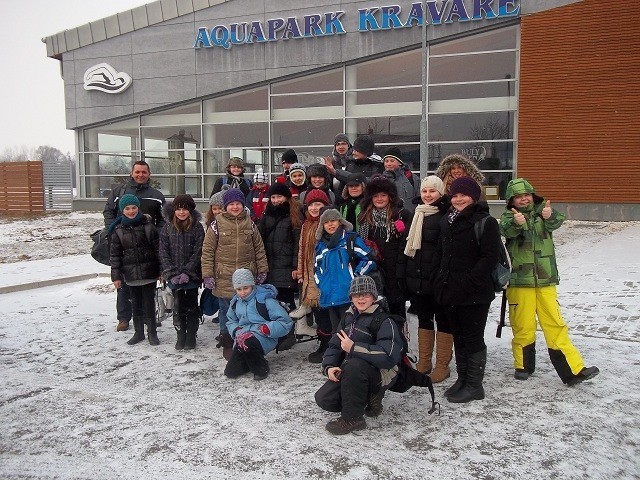 Dzieci odwiedziły m.in. aquapark w Kravare