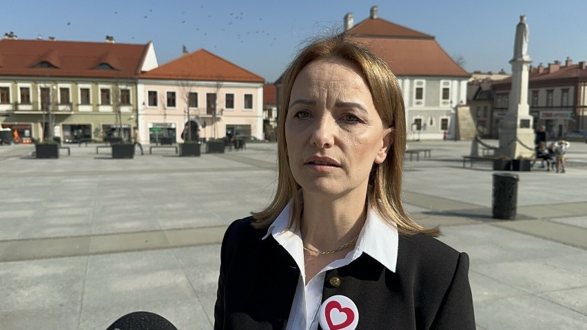 Magdalena Łacna, kandydatka KO na burmistrza Bochni