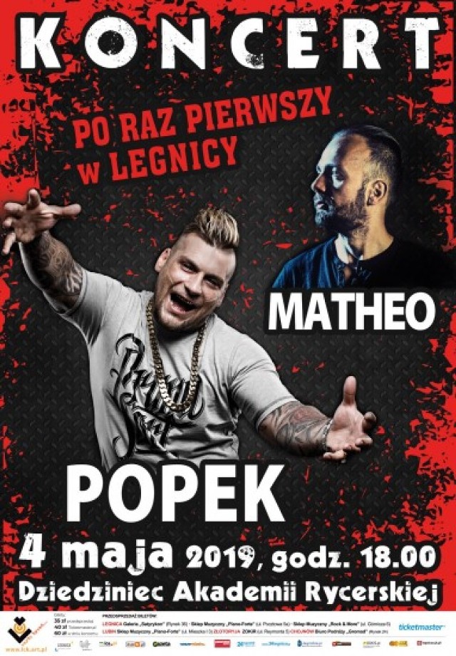 Popek w Legnicy! Pierwszy raz w rodzinnym mieście. Popek&Matheo już w sobotę