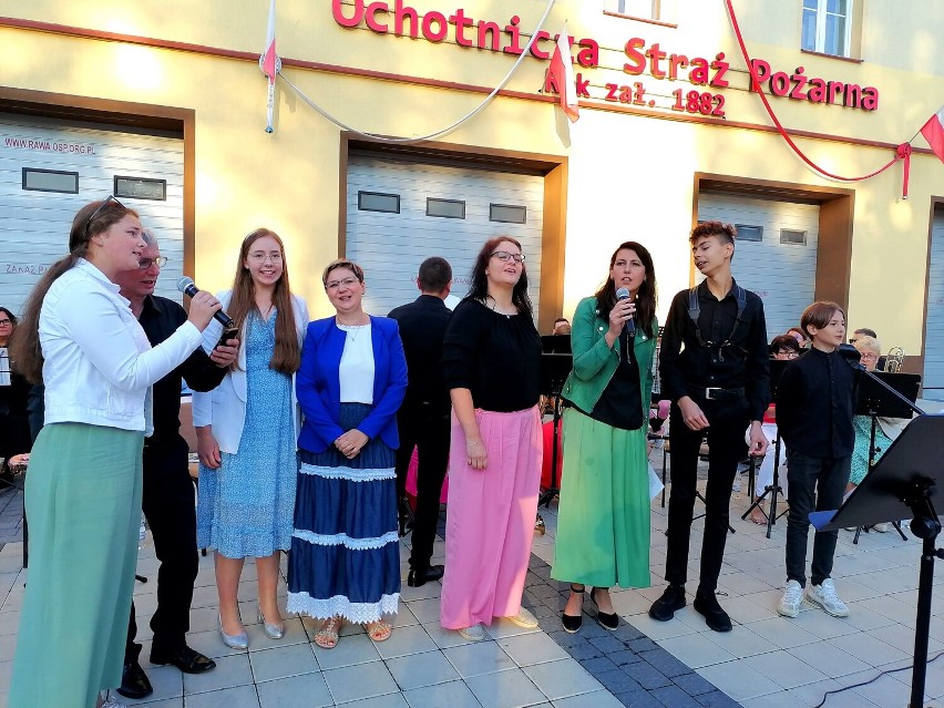 Koncert Orkiestry OSP na Placu Wolności zakończył wakacyjny cykl  "Barwy Ziemi Rawskiej"
