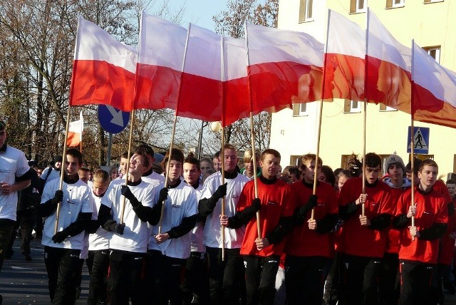 Bieg Niepodległości w Tomaszowie w 2011 roku