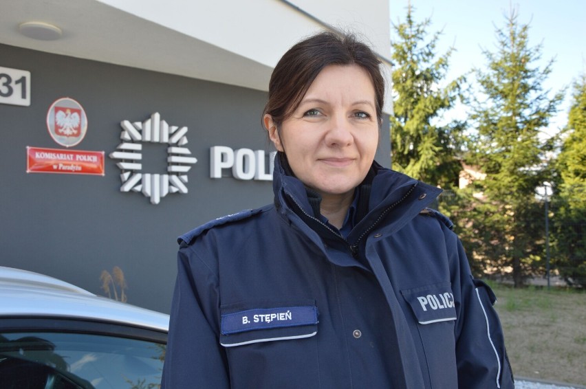 asp. szt. Barbara Stępień, oficer prasowy opoczyńskiej...