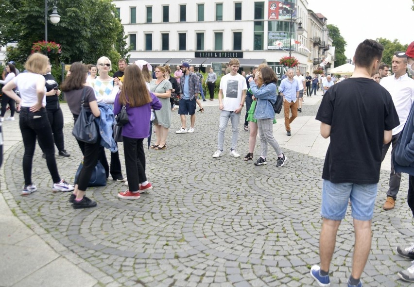 Spotkanie Krzysztofa Bosaka z mieszkańcami Radomia na placu...