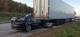[AKTUALIZACJA] Śmiertelny wypadek na A4 nieopodal Zgorzelca. Zmarła 33-latka, która wjechała w tył ciężarówki