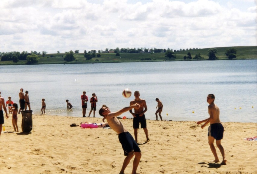 Plaża w Sztumie w roku 2001
