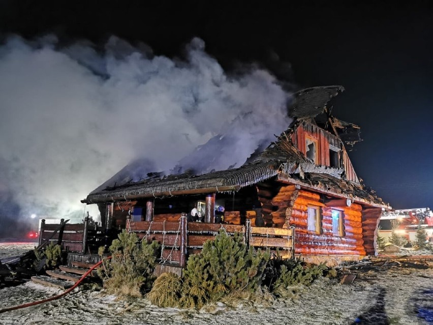 Gmina Bystrzyca Kłodzka: Pożar drewnianego budynku w Lasówce