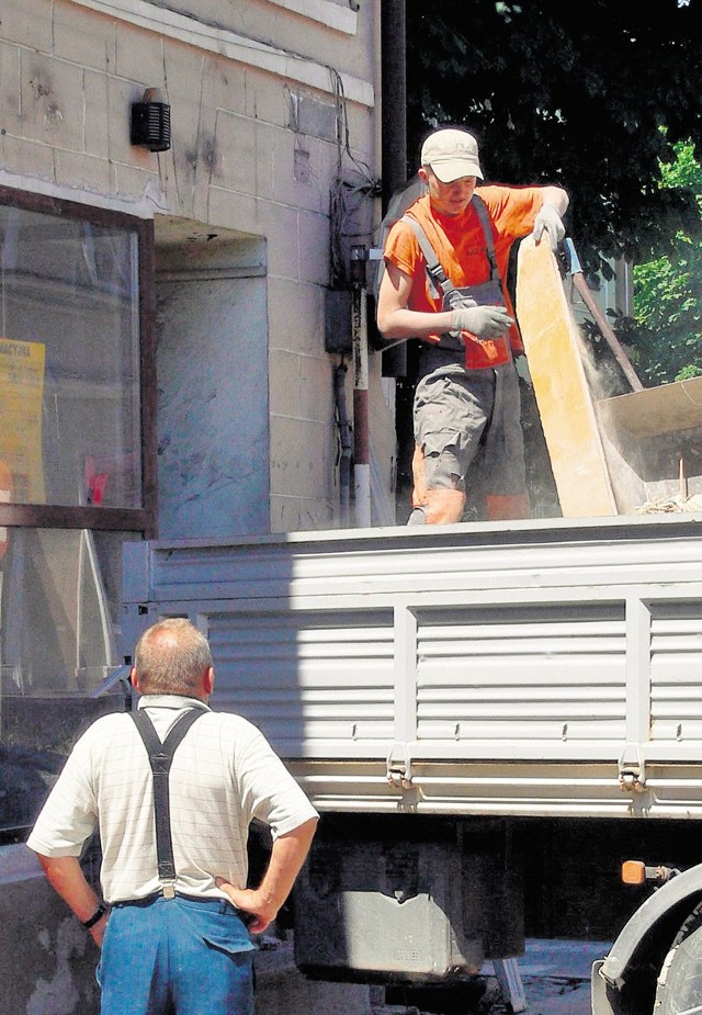 Kamienica Rynek 18: remont budynku właśnie trwa