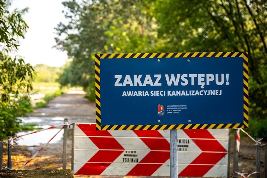 Awaria oczyszczalni „Czajka”. Rurociąg na moście pontonowym już działa. Póki co na 60 procent