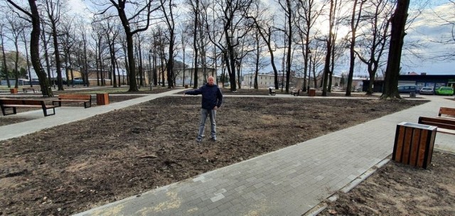 To właśnie na tym placu stanie pomnik upamiętniający lokalne górnictwo. Pojawi się tutaj za dwa lata.