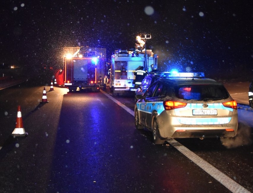 Starogard Gdański. Policja wyjaśniała przyczyny tragicznego wypadku na A1