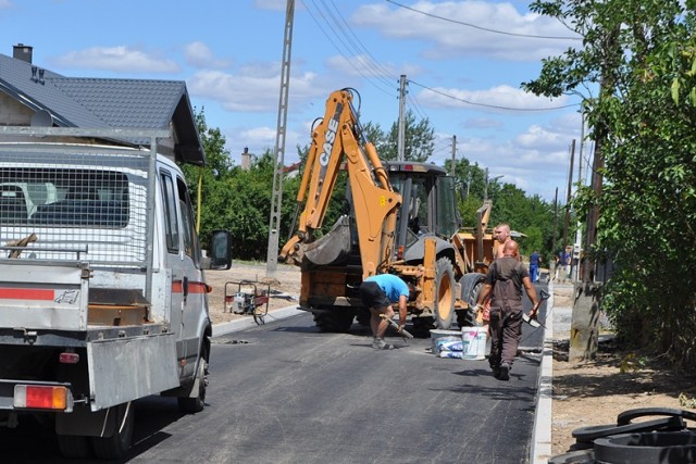 Trwa przebudowa ulicy Wita Stwosza w Ścinawie