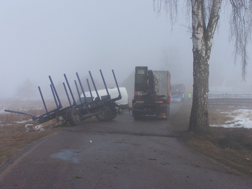 Do wypadku doszło dzisiaj około godziny 6.40 na powiatowej...