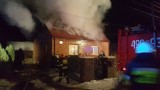Pożar domu mieszkalnego w Nowinach w gminie Wręczyca Wielka FOTO             