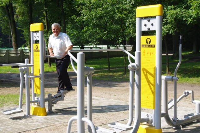 Siłownia pod chmurką w Palowicach