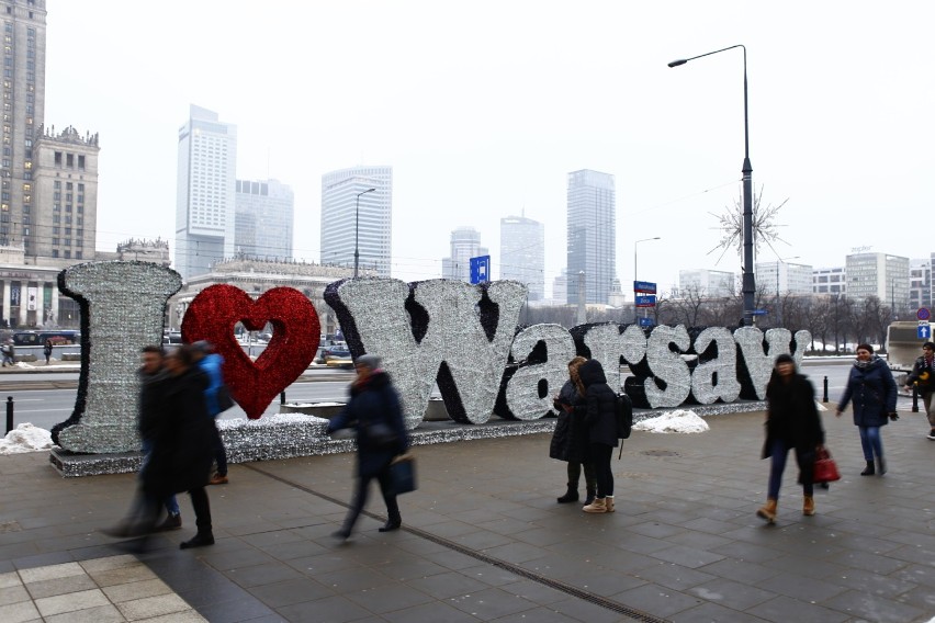 I Love Warsaw. Miłosne wyznanie naprzeciw Pałacu Kultury!...
