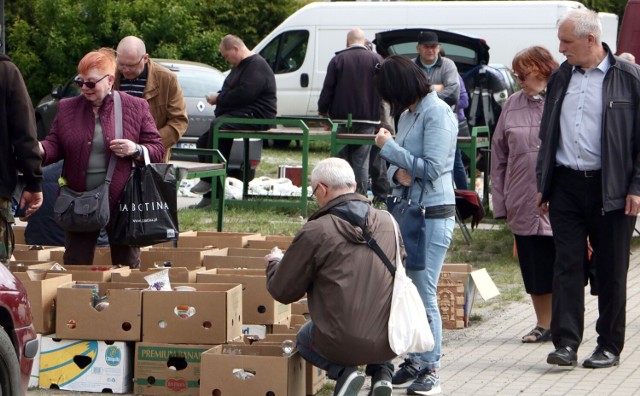 Na targowisku miejskim w Tarpnie rozłożył się "Pchli targ"