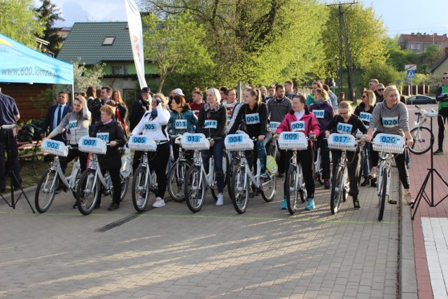 Czterdzieści osób wzięło udział w zawodach rowerowych na ŁoKeRach