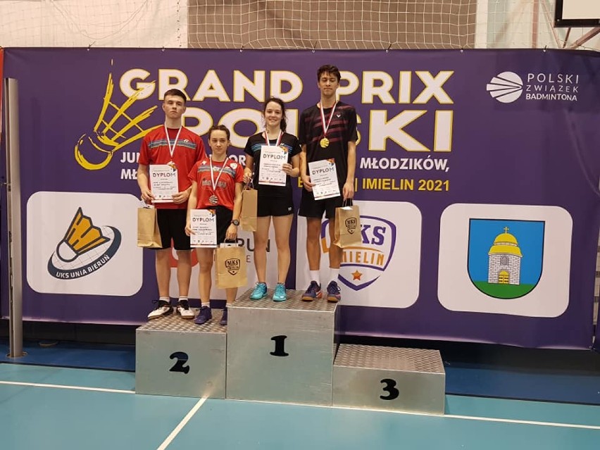 Dwa złote i srebrny medal zdobyli suwalscy badmintoniści w Bieruniu i Imielinie