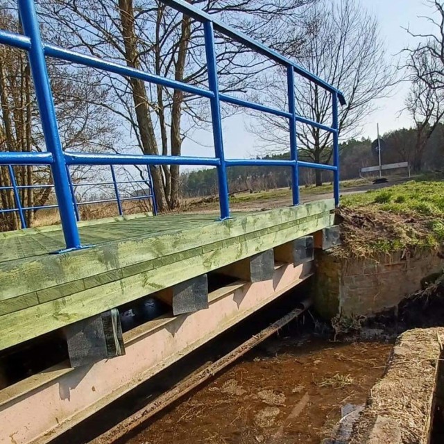 Zakończono remont mostku na drodze ze Szczańca do Dąbrówki Wielkopolskiej.