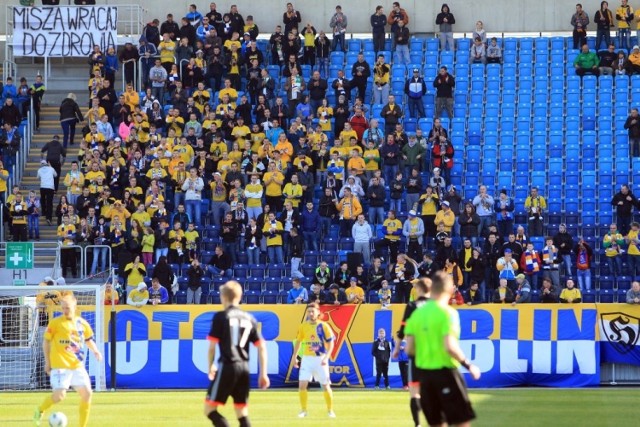 Arena Lublin, gdzie występują piłkarze Motoru Lublin, staje się twierdzą nie do zdobycia