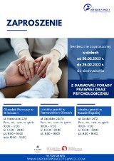 Bezpłatna pomoc prawna i psychologiczna w ramach  Tygodnia Pomocy Osobom Pokrzywdzonym Przestępstwem