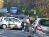 Wypadek w Sułkowicach na skrzyżowaniu dróg wojewódzkich 