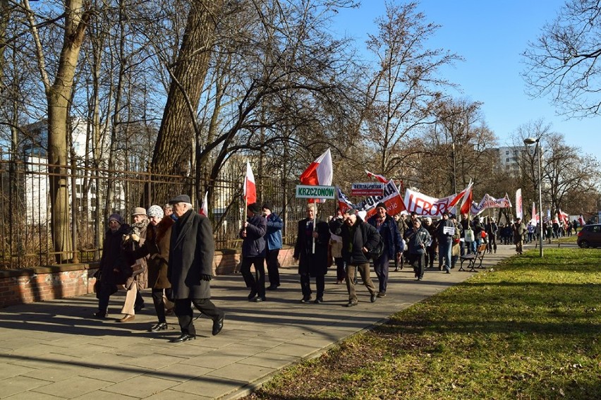 Radny z Lęborka na manifestacji w Warszawie. Pojechał wesprzeć rząd w reformie sądownictwa