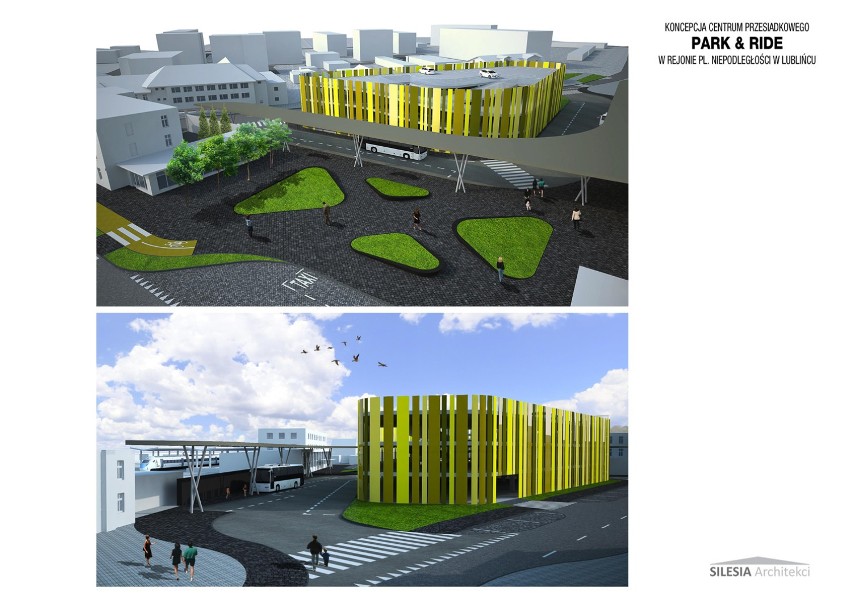 Zobaczcie, jak będzie wyglądało centrum przesiadkowe park&ride w Lublińcu [ZDJĘCIA]