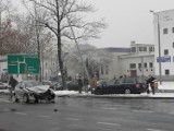 Wypadek koło Kauflandu w Puławach