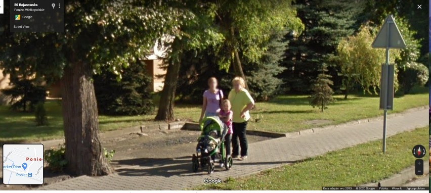 Poniec i jego mieszkańcy na Google Street View. Rozpoznajecie siebie lub swoich znajomych? [ZDJĘCIA] 