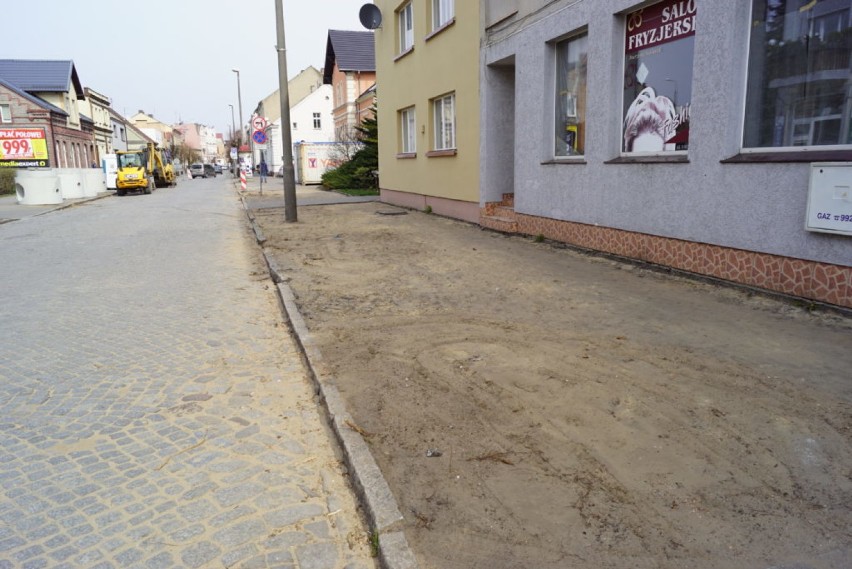 Nowy Tomyśl: na dobre trwa już remont ulicy Piłsudskiego