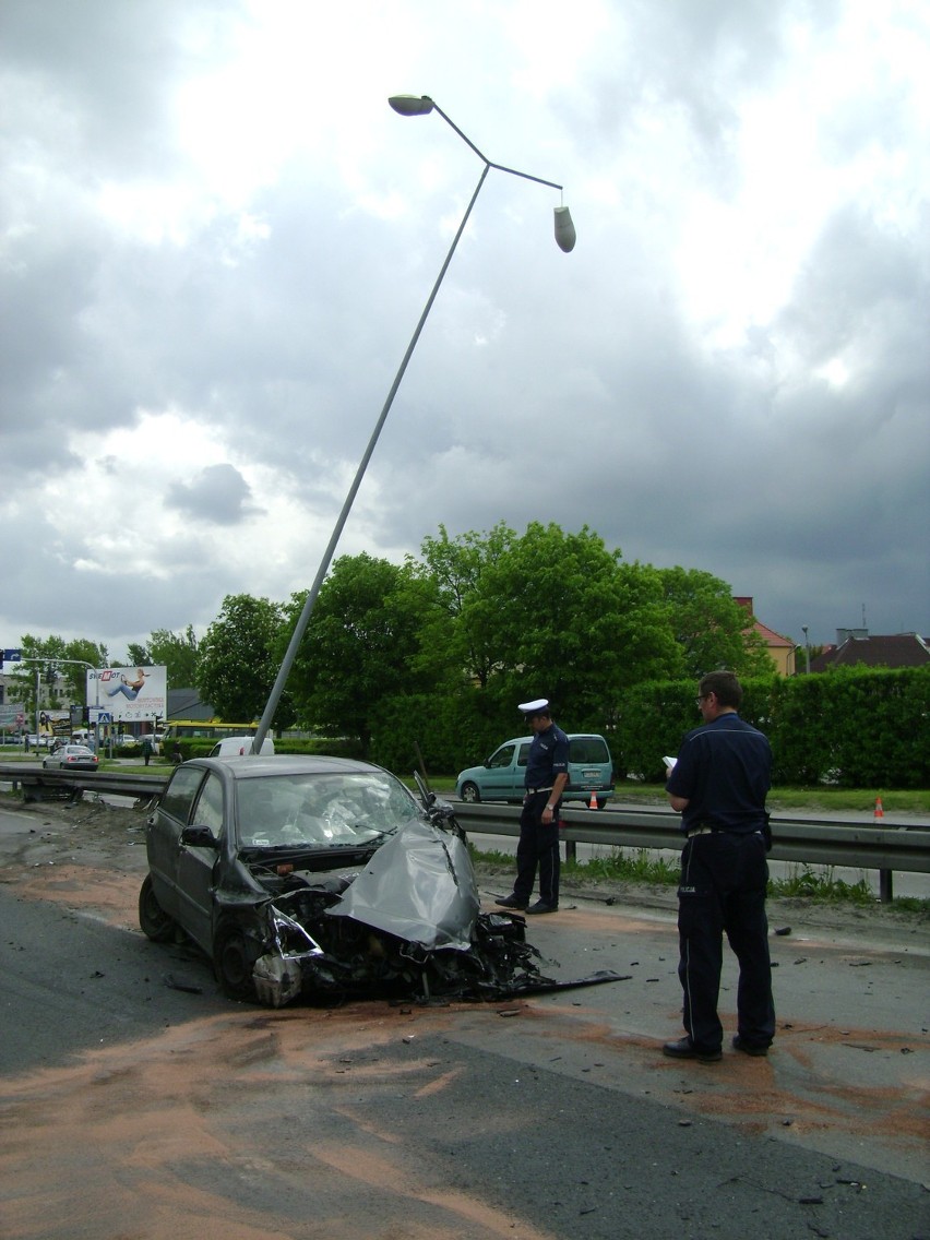 Wypadek w Olkuszu. Zderzyły się dwa auta