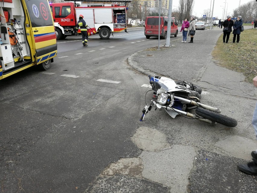 Tragiczny wypadek na ul. Polnej we Włocławku. Nie żyje 32-letni motocyklista