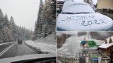W Małopolsce spadł śnieg! Biało w Krynicy i Zakopanem. W prognozach kolejne opady. W weekend zrobi się zimno 