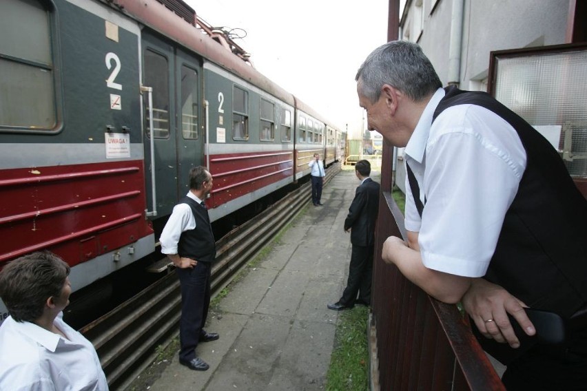 Protest na kolei: To maszyniści ze Śląska, którzy strajkują [ZDJĘCIA]